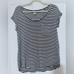 Black & White Striped Tee